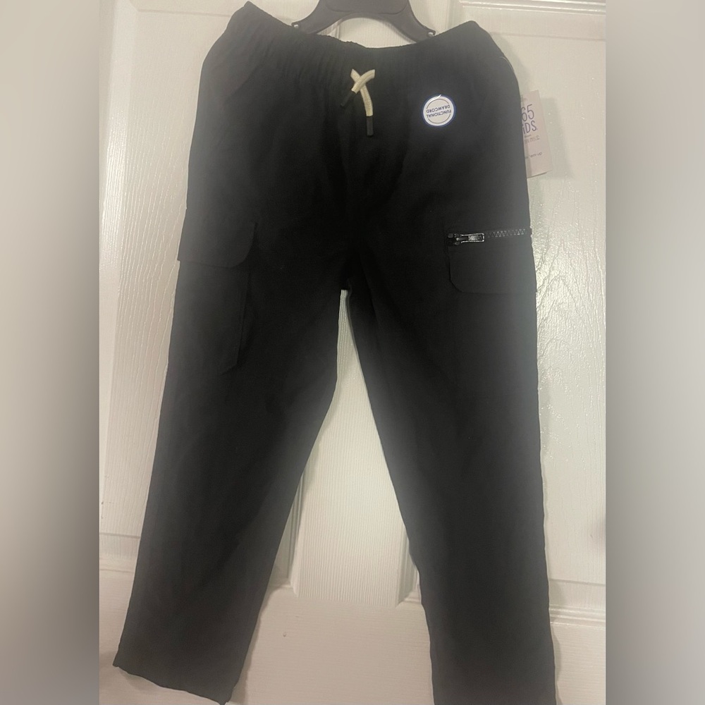 🔴 3/$12 Garanimals Boys‎ Black Cargo Pants! NWT! Size 5.